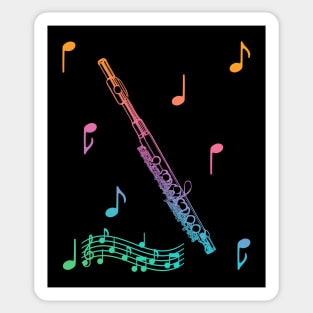 Musical Piccolo Sticker